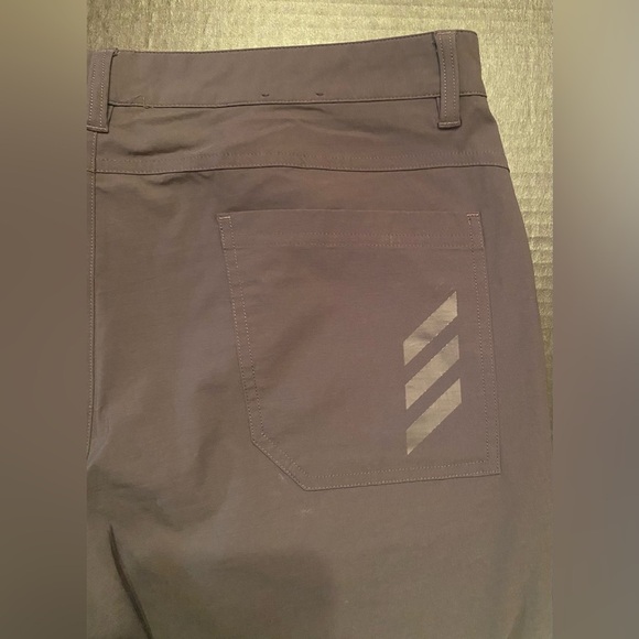 Adidas Golf Adicross Men’s Stretch Pants - Dark Grey / Black Size 36x32 - Picture 9 of 10